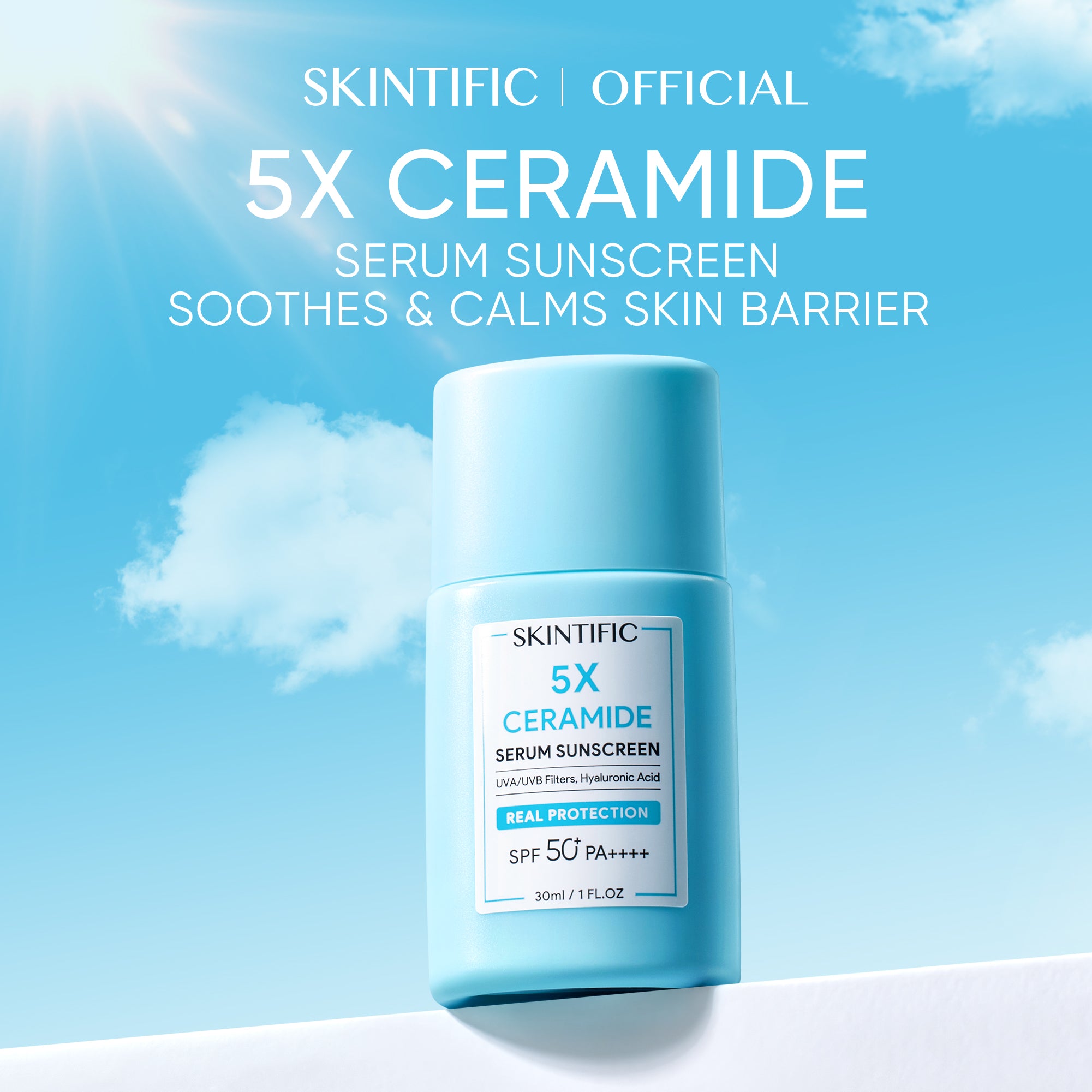 5X CERAMIDE SERUM SUNSCREEN SPF50 PA++++